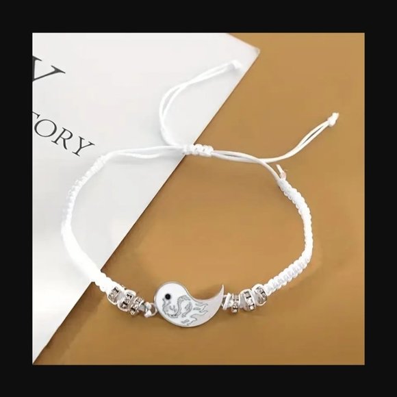 2pcs Dragon Totem Tai Chi Couple Bracelets, A Pair Of Yin and Yang - Picture 2 of 8